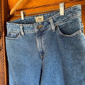 LL Bean Vintage Boyfriend Jeans Size 8 Medium Blue Wash Denim